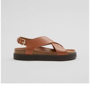 & Other Stories Criss Cross Leather Sandals